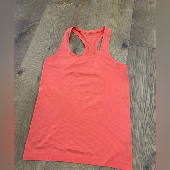 Lululemon Rib Tank In Orange Size 8 - Picture 4 of 4